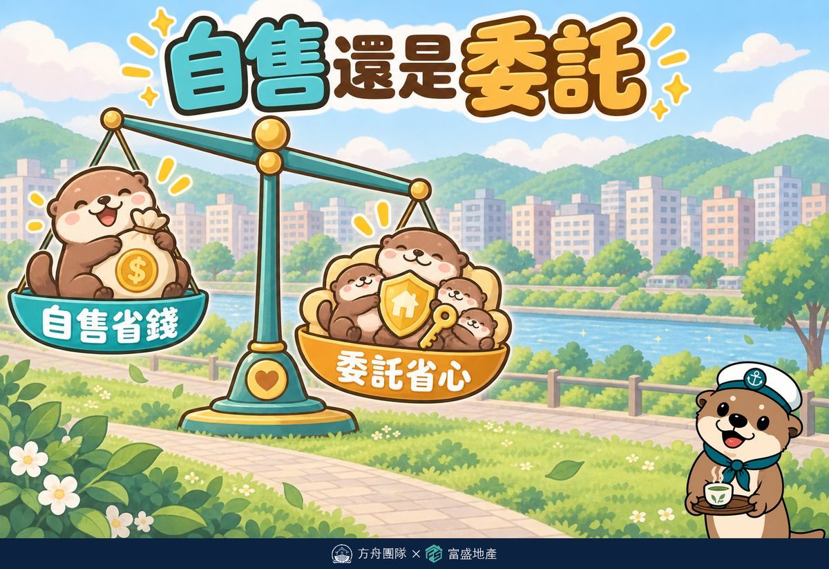 屋主自售還是委託仲介：自售省錢、委託省心的比較